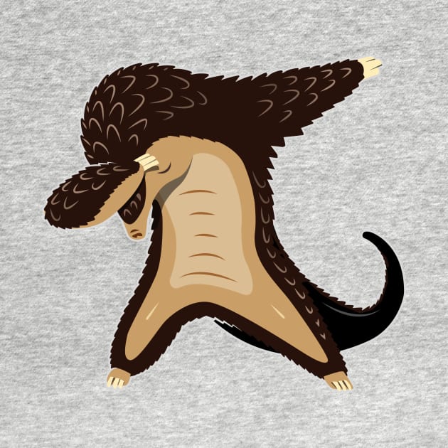 Dabbing Pangolin - Love Endangered Pangolins by propellerhead